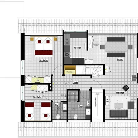 Apartament Witte Hus 2 Büsum