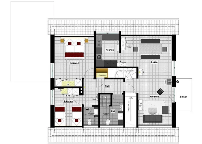 Lejlighed Witte Hus 2 Büsum